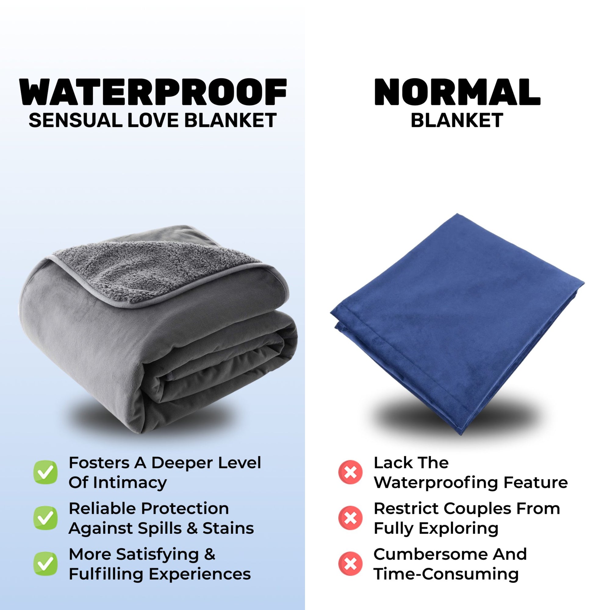 Waterproof Sensual Blanket - Comfy Simplicity