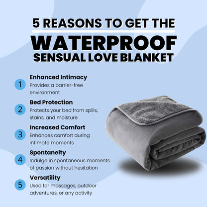 Waterproof Sensual Blanket - Comfy Simplicity